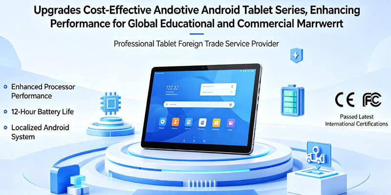 YIDIANTECH Upgrades Cost-Effective Android Tablet Series, Tailored for Global Educational and Commercial Markets